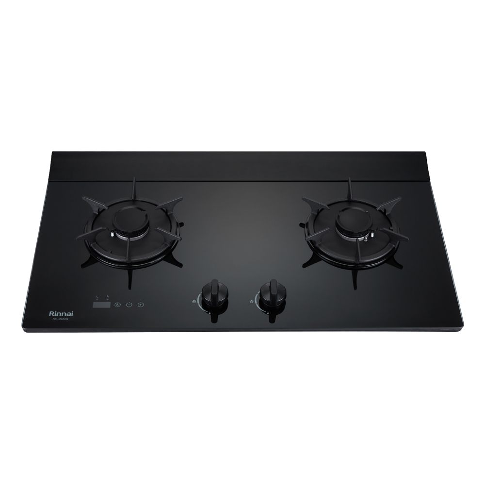 Rinnai 林內 雙口《檯面爐》彩焱玻璃瓦斯爐RB-L2620G(LPG)(B) 全台配送+基本安裝 原廠保固