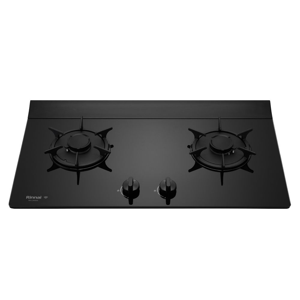 Rinnai 林內 雙口《檯面爐》彩焱玻璃瓦斯爐RB-L2680G(NG1)(B) 全台配送+基本安裝 原廠保固