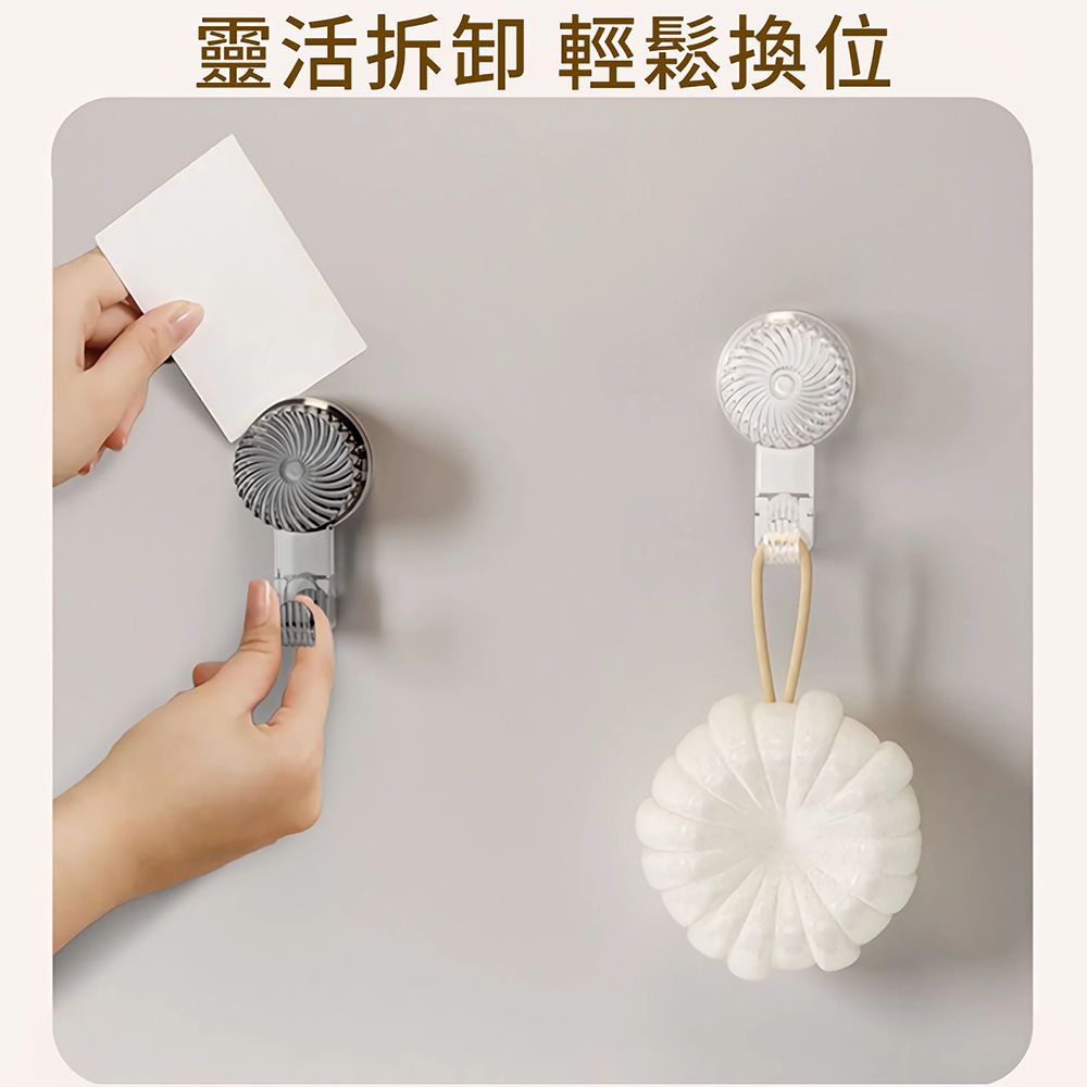  STICK 真空旋轉吸盤掛勾2入組 無痕易裝卸 防水防潮 廚房浴室掛鉤 門後置物掛架 抹布廚具收納架