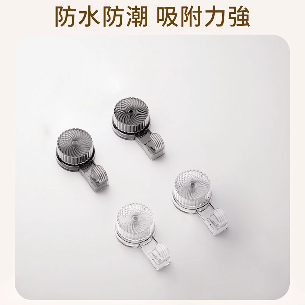  STICK 真空旋轉吸盤掛勾2入組 無痕易裝卸 防水防潮 廚房浴室掛鉤 門後置物掛架 抹布廚具收納架