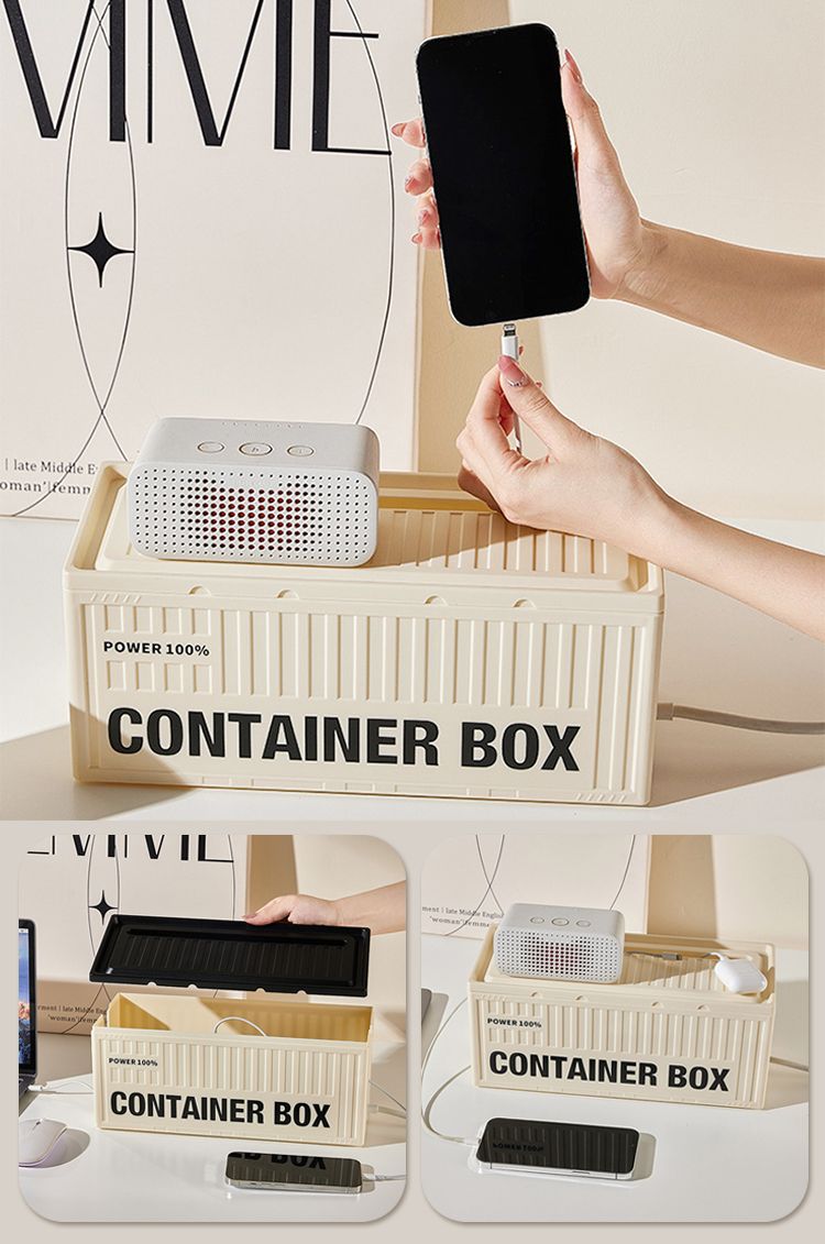 VIVIE  E % I  CONTAINER BOXPOWER 100%CONTAINER BOX   POWER 100%CONTAINER BOX