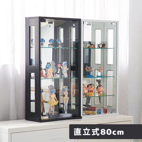 凱堡 模型櫃 展示櫃 收納櫃 直立式80cm 公仔展示櫃(2色) 台灣製