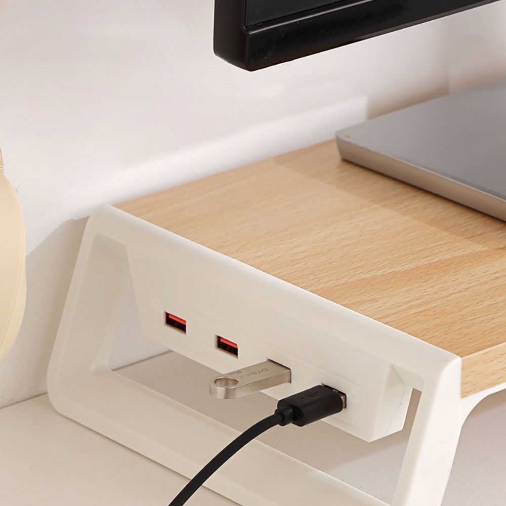  螢幕墊高架 usb 擴充 54x20x8 cm 電腦螢幕架 螢幕增高架 螢幕架 加長