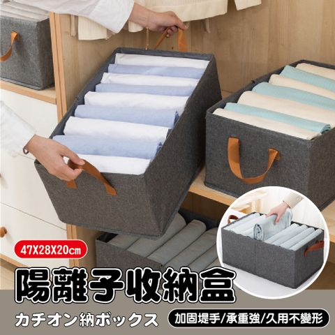 加厚款陽離子衣物收納盒 2入組 (玩具收納 衣服收納 收納箱 收納櫃)