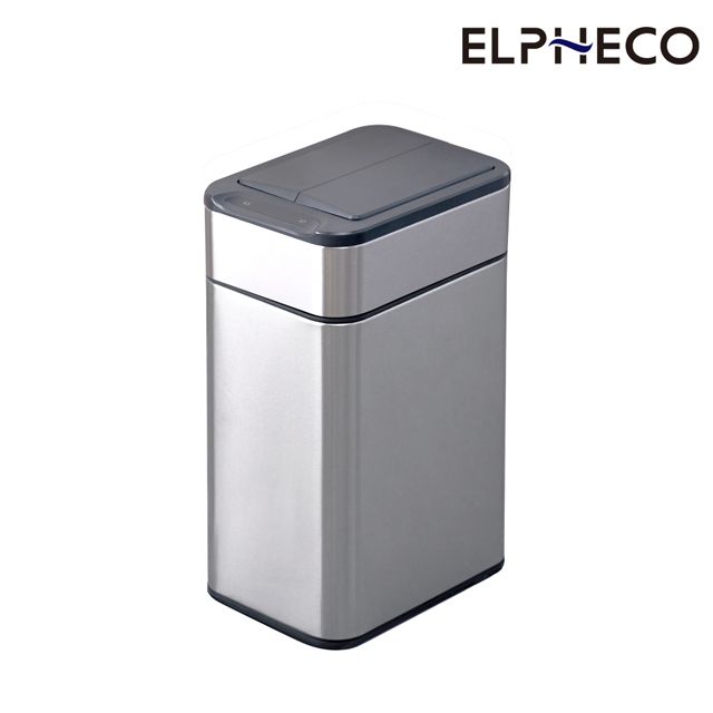 ELPHECO  不鏽鋼雙開蓋感應垃圾桶9L  ELPH9809