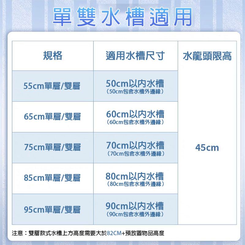  304不鏽鋼廚房水槽置物架-75公分單層(碗盤架/水槽置物架/廚房收納神器/瀝水架/廚房整理架)