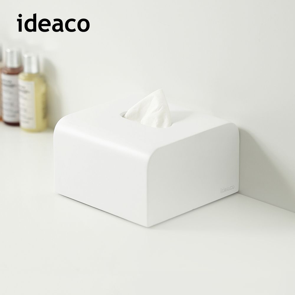 IDEACO 【日本】方形圓角磚磨砂餐巾紙盒-多色可選