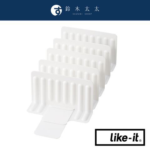 【Like-it】冷凍庫專用分層隔板 (一組5入) 白色
