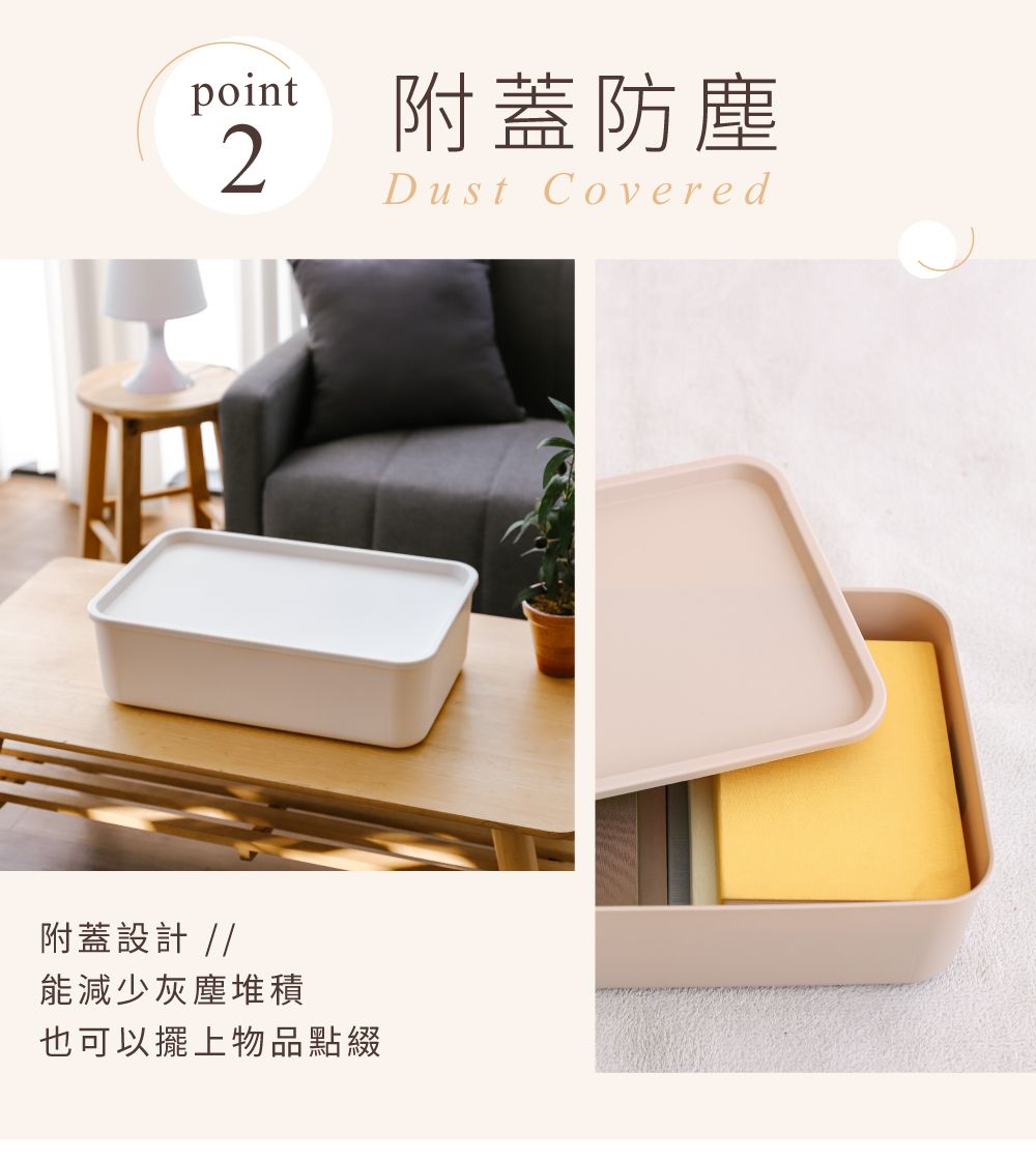 point2附蓋防塵Dust Covered附蓋設計//能減少灰塵堆積也可以擺上物品點綴