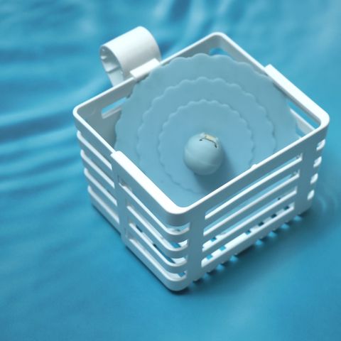 【一品川流】日本製 可伸縮吊掛式小物收納籃-1入