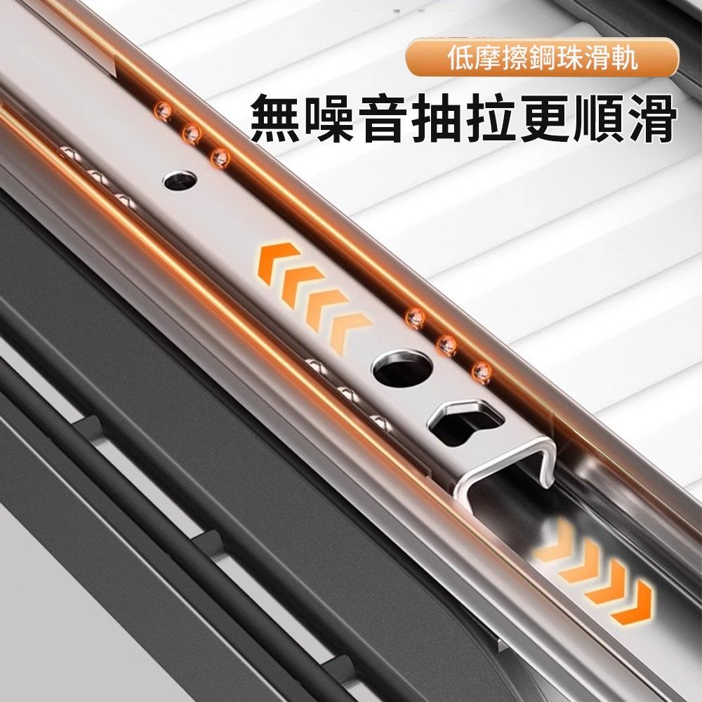 居家家 多功能免安裝廚房碗盤抽拉瀝水碗碟置物架（收納架/瀝水架/碗籃）