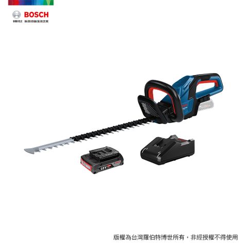 登錄最高送3000超商商品卡BOSCH 18V 免碳刷雙刃修離機 GHE 18V-60 (2.0Ahx1)