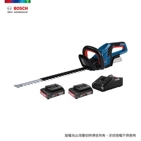 BOSCH 博世  18V 免碳刷雙刃修離機 GHE 18V-60 (2.0Ahx2)