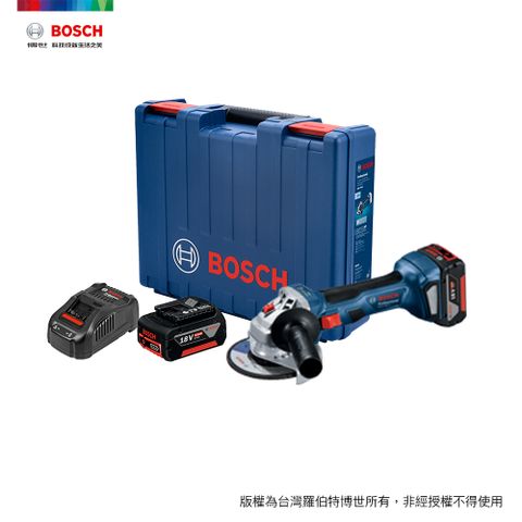 BOSCH 博世 18V 免碳刷 4英吋砂輪機 GWS 180-LI