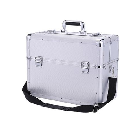 【居家家】多功能五金收納雙開式可手提多層加高款鋁合金工具箱（收納盒/收納箱/置物箱）