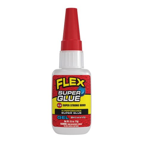 超強黏著力 獲UL認證Flex Super Glue飛速超級瞬間膠15g(膏狀) 美國製造