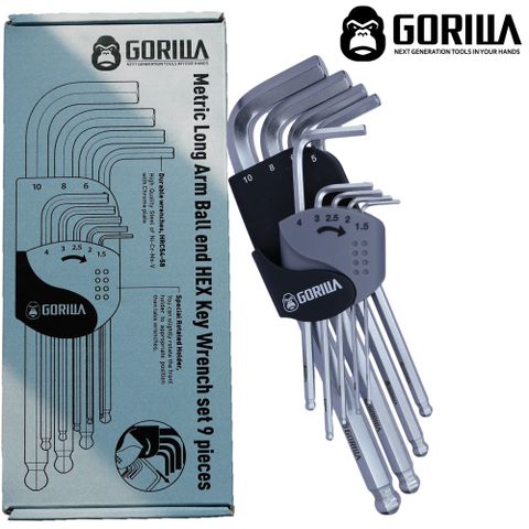 GORILLA 紳士質人手工具 尺寸精準且可承受超高扭力