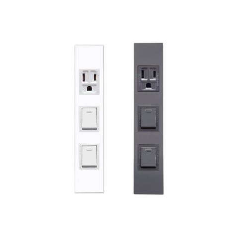 Panasonic 國際牌 AC插座+開關+開關 省空間面板