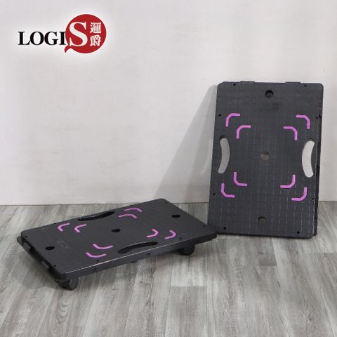 LOGIS 台灣製62*42大尺寸耐重200KG平板車 烏龜車 搬運車 拉貨車 棧板車 物流台車 搬運板車【BA02】