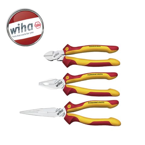 WIHA 威漢 三件專業絕緣鉗子組 Z99000106