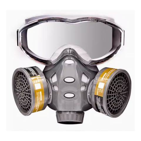 防毒面具防塵面罩防甲醛化工氣體噴漆專用全臉面罩