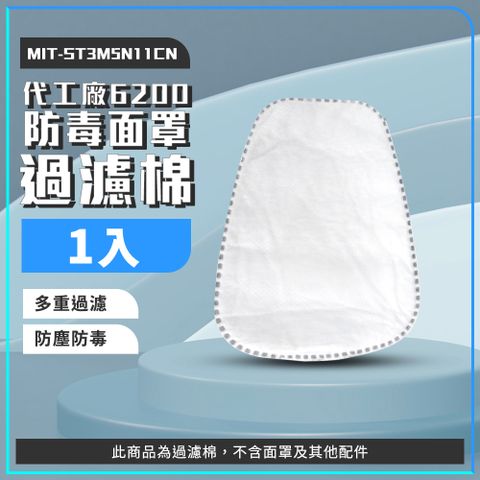 過濾棉片 2片 防毒氣體 面罩濾紙 飛沫 防毒面具配件 替換面罩 防塵消防 過濾棉 851-ST3M5N11CN