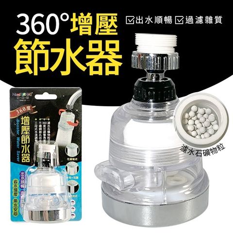 360度增壓三段式節水器/水龍頭過濾器/淨水頭