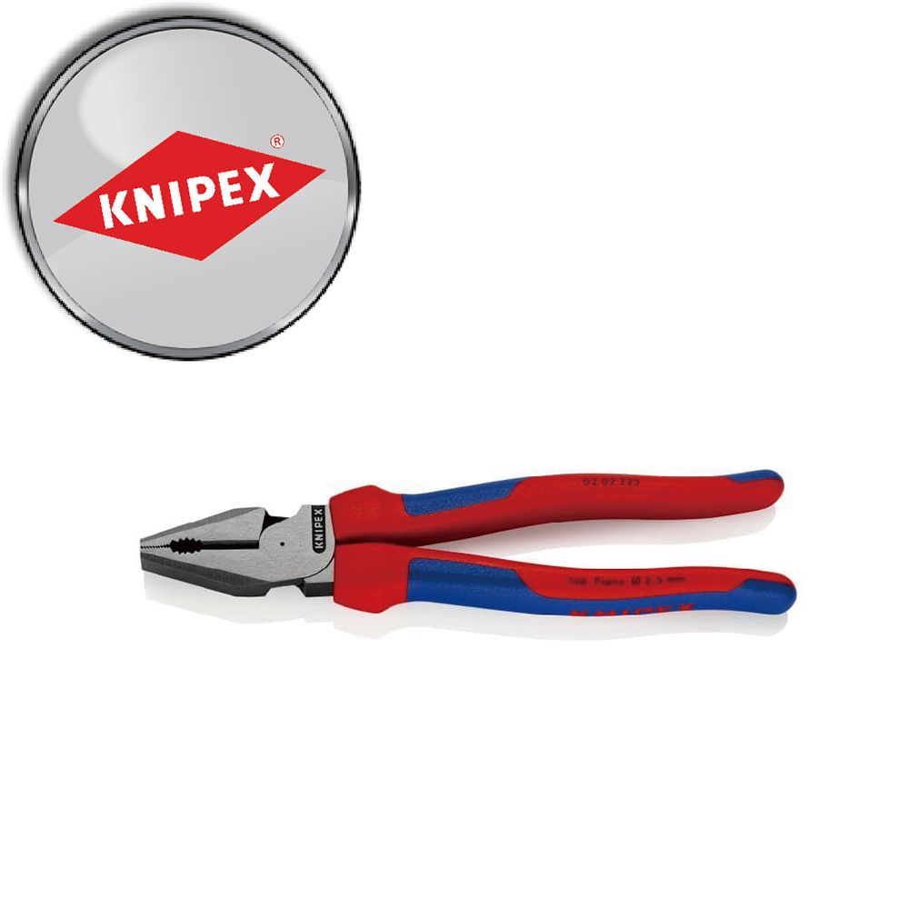 KNIPEX 凱尼派克 德泰通路優質嚴選 225mm高效能雙色鋼絲鉗