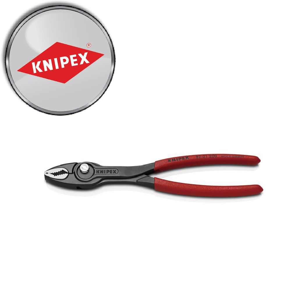 KNIPEX 凱尼派克 德泰通路優質嚴選200mm滑動式暴龍鉗TwinGrip 8201200SB