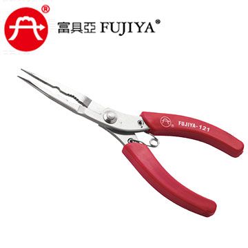 FUJIYA 富具亞 6吋直不銹鋼灣尖口鉗 F-121