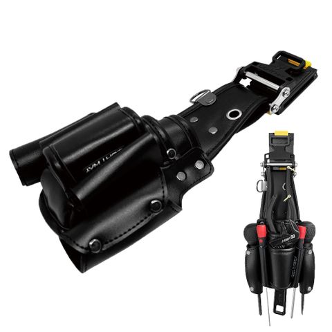 LIGHT WAY快扣型革製工具腰袋（2P2S1A）