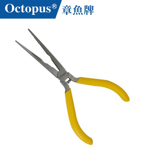 【Octopus章魚牌】KT-328 有牙尖細尖嘴鉗 150mm