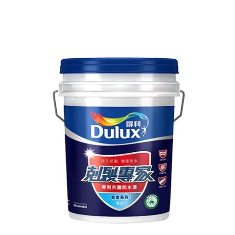 Dulux 得利塗料 A955 剋裂專家外牆防水漆 白色-5加侖裝 A955