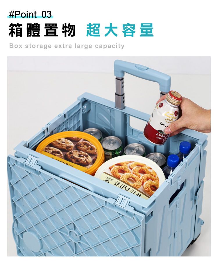 #Point 03箱體置物 超大容量Box storage extra large capacityDOLCETea L코코넛