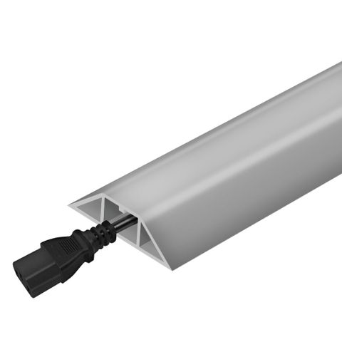 軟線槽灰色5公分 走線槽 電源線收納 線槽蓋板 延長線固定器 集線盒 固定線 線槽 藏線板 固線器 電線壓條 180-CDGR50