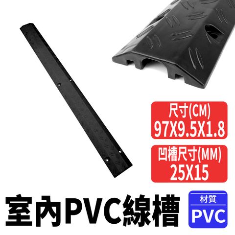130-CDB2515 室內PVC線槽(黑)