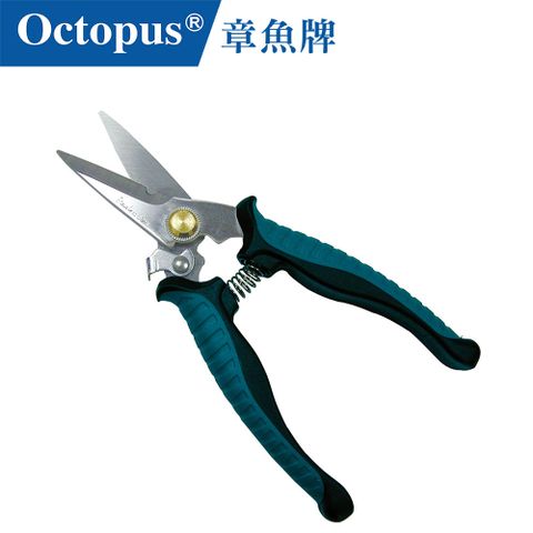 Octopus 章魚牌 防滑剪刀附牙+孔 中