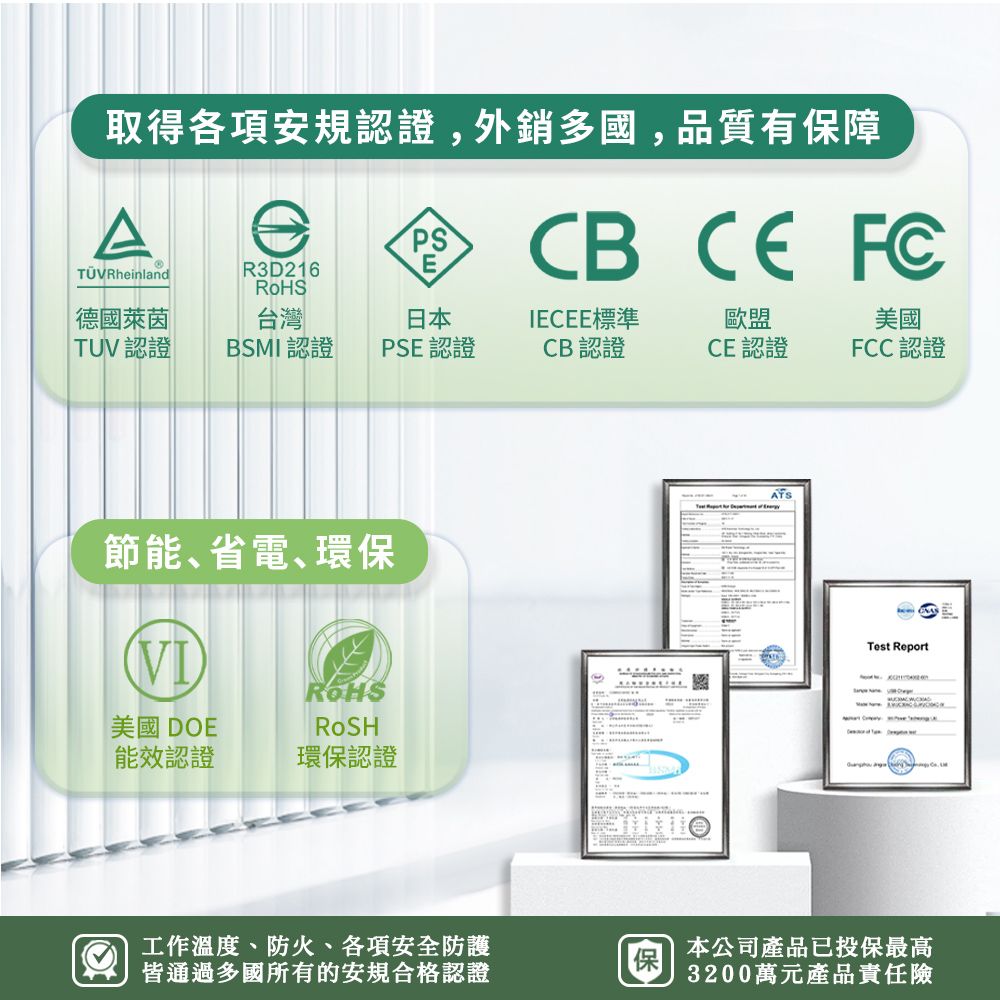 EZ CHARGER 易智快充   省空間二孔灰色面板-磐石50W USB(C+C)+國際牌 AC插座