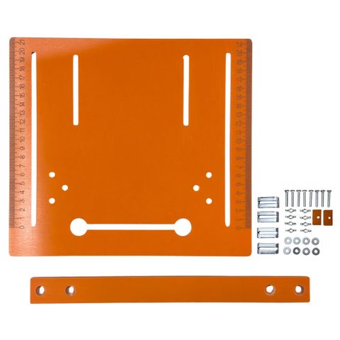 四吋切割機底板 25*28cm 木工定位靠山 免打孔底座 開槽底板 定位板 切割幫手 超能玩工 包退0費用