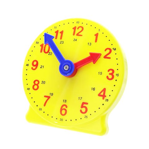 24小時 兩針連動 幼教教具 長針分針 數字教學時鐘 時鐘教材 時間練習 時鐘學習玩具 時鐘教具 教學用品 180-CTA224