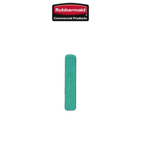 Rubbermaid 樂柏美 快接式微纖乾拖把布 24" 綠色 FGQ42400GR00