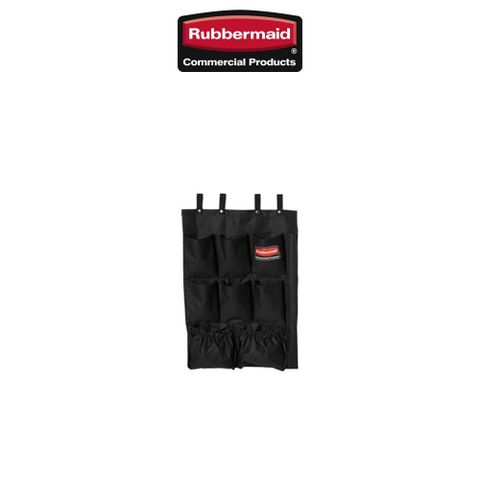 Rubbermaid 樂柏美 房務整理車-九格袋 黑色 FG9T9000BLA