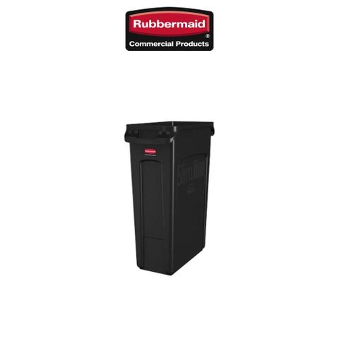 Rubbermaid 樂柏美 通風式垃圾桶 87L  FG354060BLA