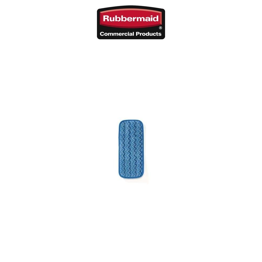 Rubbermaid 樂柏美   快接式微纖濕拖把布 11" 藍色 FGQ82000BL00