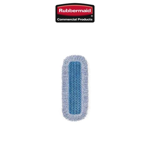 Rubbermaid 樂柏美 快接式微纖高吸水濕拖把布 18" 藍色 FGQ41600BL00