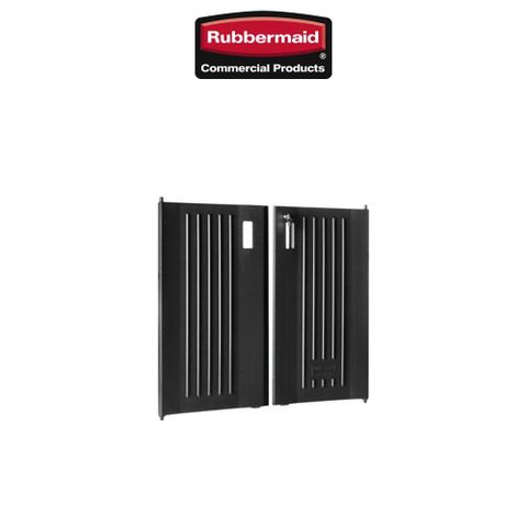 Rubbermaid 樂柏美 房務整理車-可鎖門組   FG619700BLA
