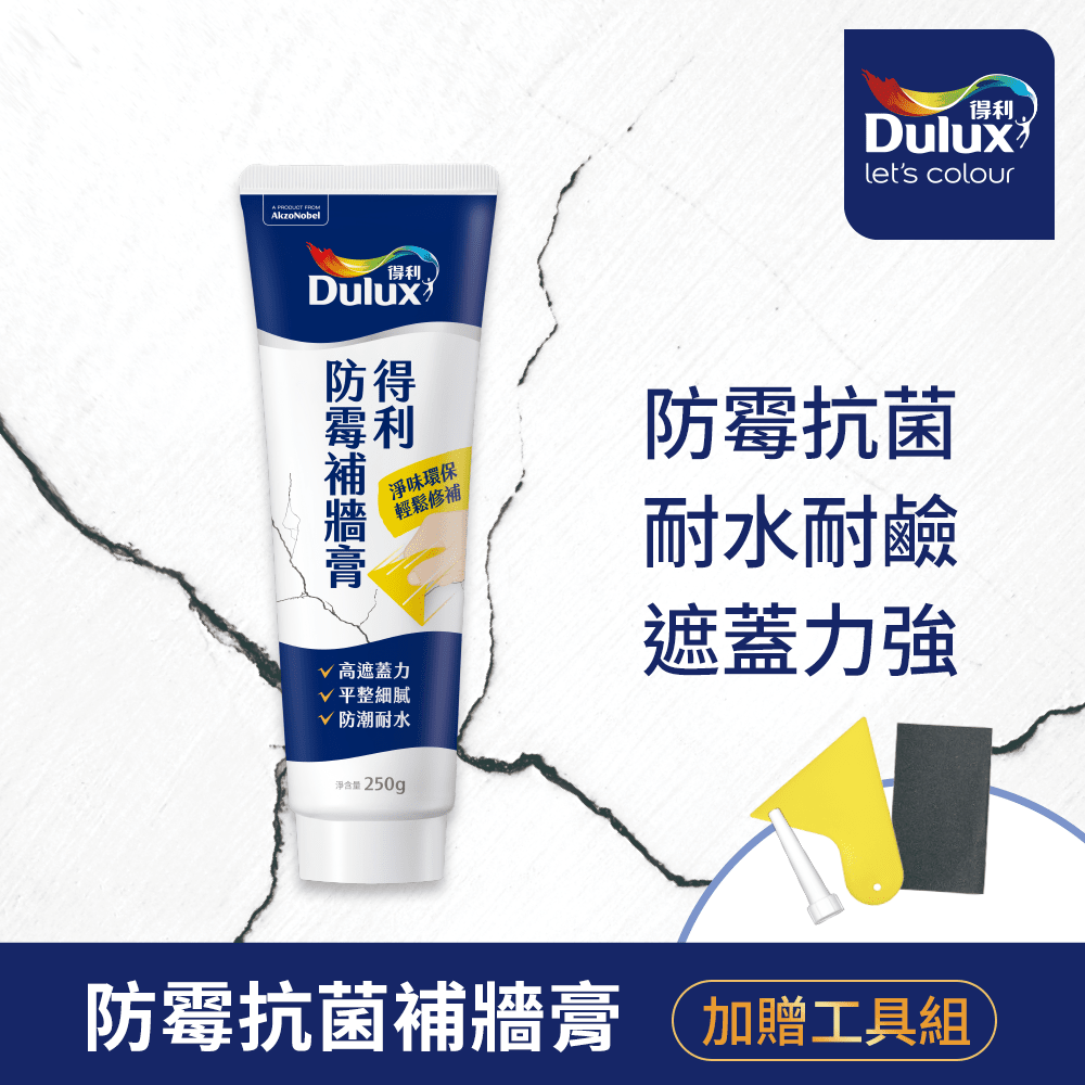 Dulux 得利塗料 A888 防霉抗菌補牆膏 1入組裝