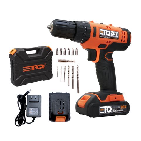 ETQ USA 20V鋰電衝擊電鑽 1.5Ah單電組(T01DD20)