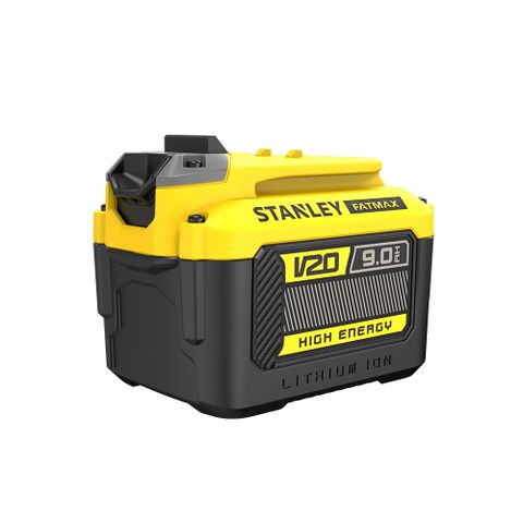 美國 STANLEY 史丹利 20V 滑軌式鋰電池 9.0Ah S-SB209