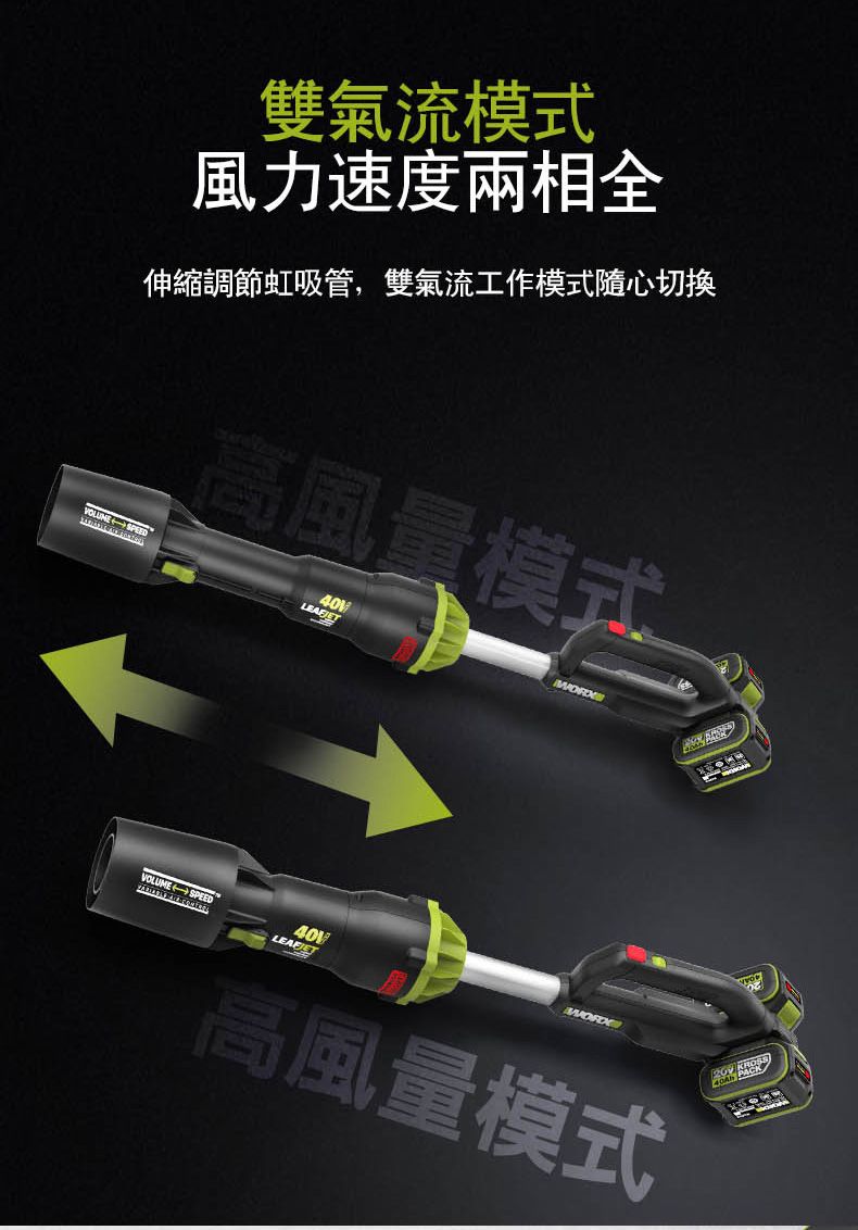 雙氣流模式風力速度兩相全伸縮調節虹吸管,雙氣流工作模式隨心切換高風量模式高風量模式